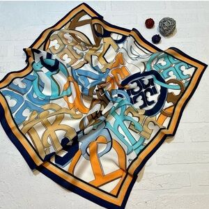 Square Satin Designer Inspired Scarf 26”